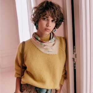 Sezane Otis Jumper Miel Clair - Size S